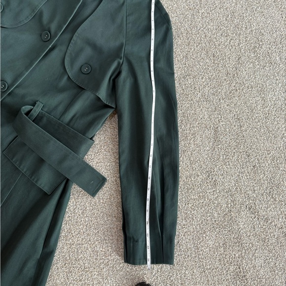 Simply Vera Vera Wang Dark Green Vintage Coat - Picture 13 of 15